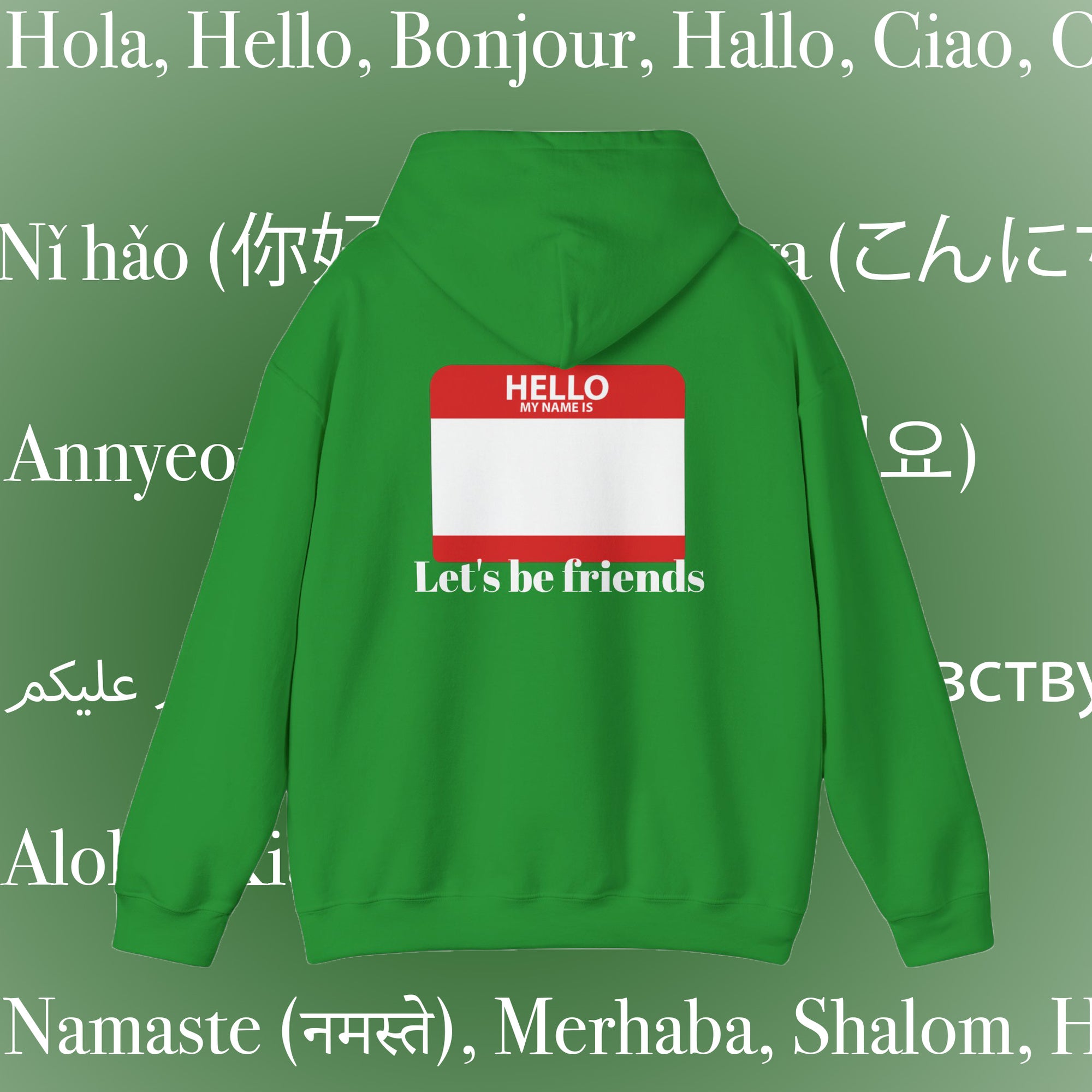 Hello Sweater Irish Green