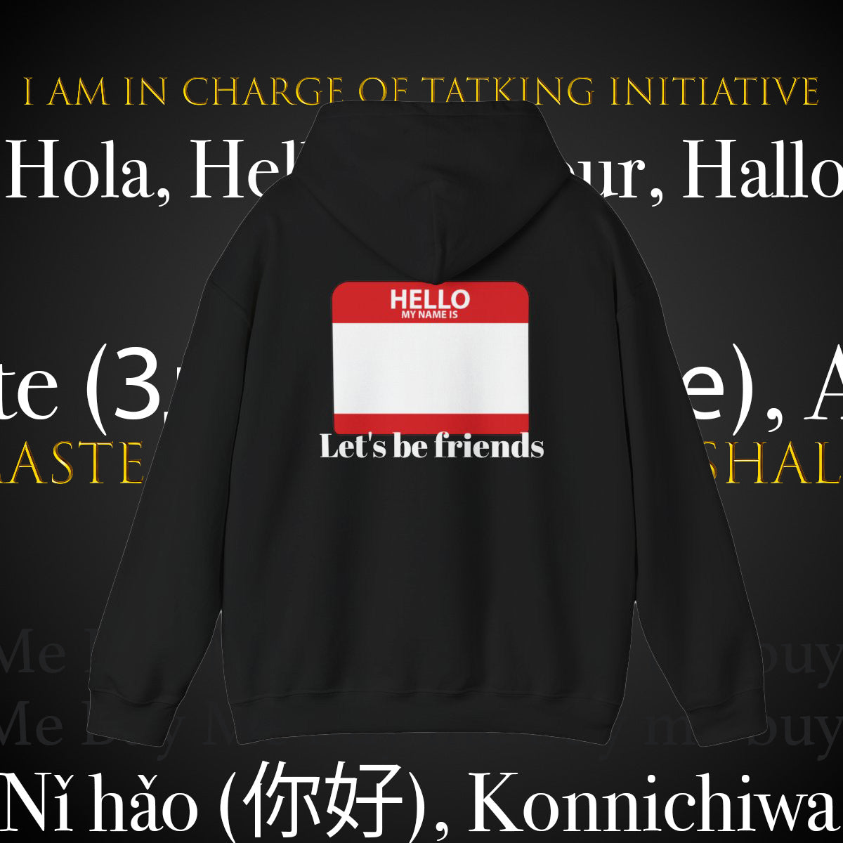 Hello Sweater Panther Black