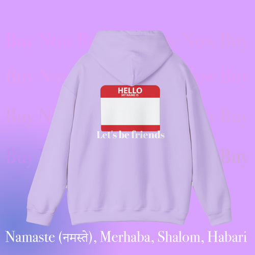 Hello Sweater Lavender Purple